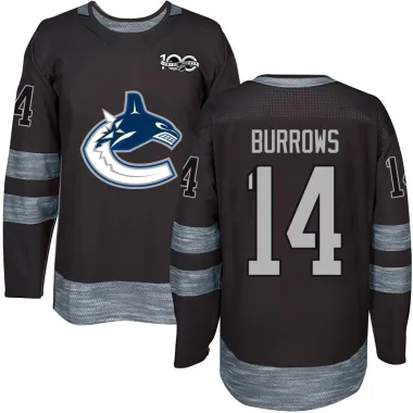 Authentic Alex Burrows Black Vancouver Canucks 1917-2017 100th Anniversary Jersey - Youth
