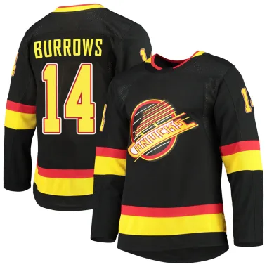 Authentic Alex Burrows Black Vancouver Canucks Alternate Primegreen Pro Jersey - Men's