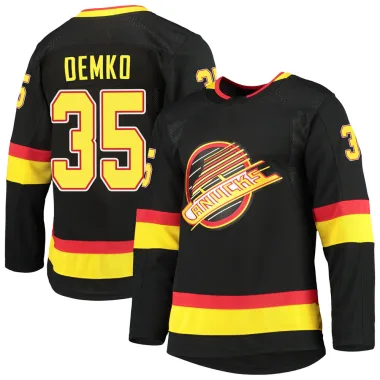 Authentic Thatcher Demko Black Vancouver Canucks Alternate Primegreen Pro Jersey - Men's