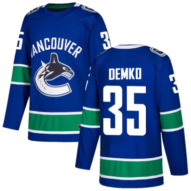 Authentic Thatcher Demko Blue Vancouver Canucks Home Jersey - Youth