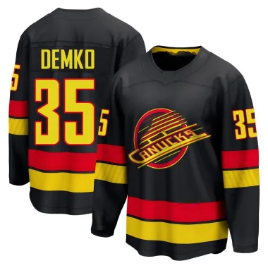 Breakaway Thatcher Demko Black Vancouver Canucks Alternate Jersey - Men's